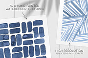 sea breeze indigo watercolor texture, a Texture Illustration by beehouse studio (Thumbnail 3 of 4)