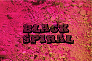 BlackSpiral, a Font by xero fonts (Thumbnail 1 of 5)