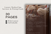Medspa Service and Pricing Guide, a Marketing Template by Click & Create Co (Thumbnail 2 of 7)