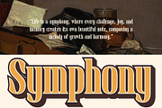 Darvine 3D, a Serif Font by Craft Supply Co. (Thumbnail 5 of 8)