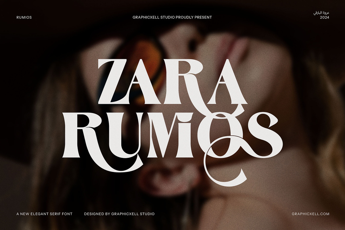 Zara Rumios Stylish Serif Font, a Serif Font by Graphicxell (Photo 1 of 8)