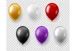 Colorful balloons set. Round balloon, an Object Graphic by YummyBuum