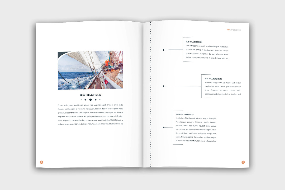 Vertical Corporate Booklet, a Brochure Template by velvetmade.designs (Photo 5 of 13)