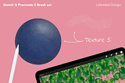 Sketch It Procreate 5 Brush set, a Brush Add-On by Littlefield Design (Thumbnail 10 of 12)