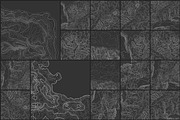 Topographic Maps Vector Bundle, a Texture Illustration by RDShop (Thumbnail 12 of 13)