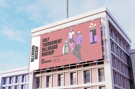 Building Billboard Mockup, an Advertising Mockup by My Code Std