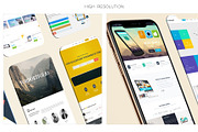 ALL 3D iPHONE MOCK-UP BUNDLE VOL-9, an iPhone Mockup by Graphicsworld125 (Thumbnail 8 of 19)