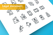 Document icons, an Outline Icon by I-RO (Thumbnail 5 of 6)