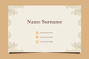 Natural Floral Business card, a Marketing Template by sekitarief (Thumbnail 3 of 3)
