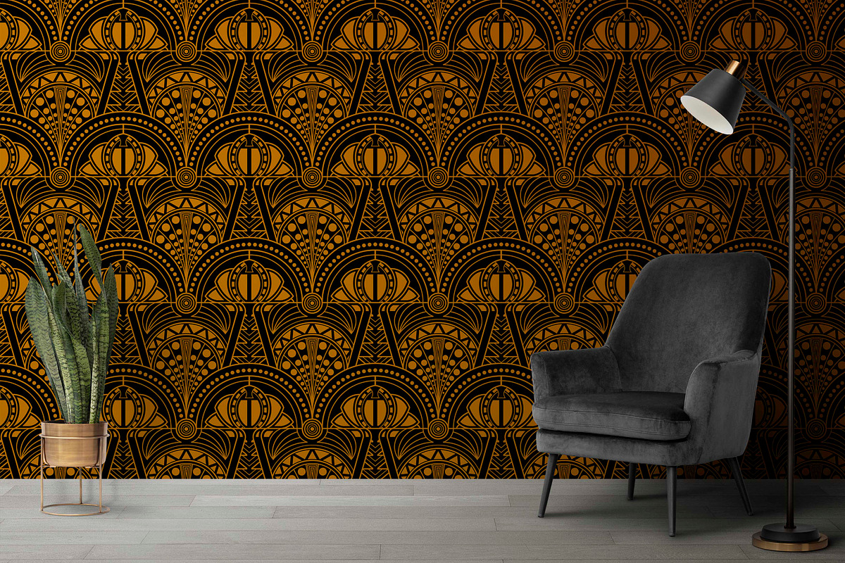 luxury gate art deco design, a Pattern Graphic by AAN Seamless Shop (Photo 1 of 3)