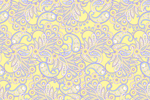 3 Paisley Seamless Patterns