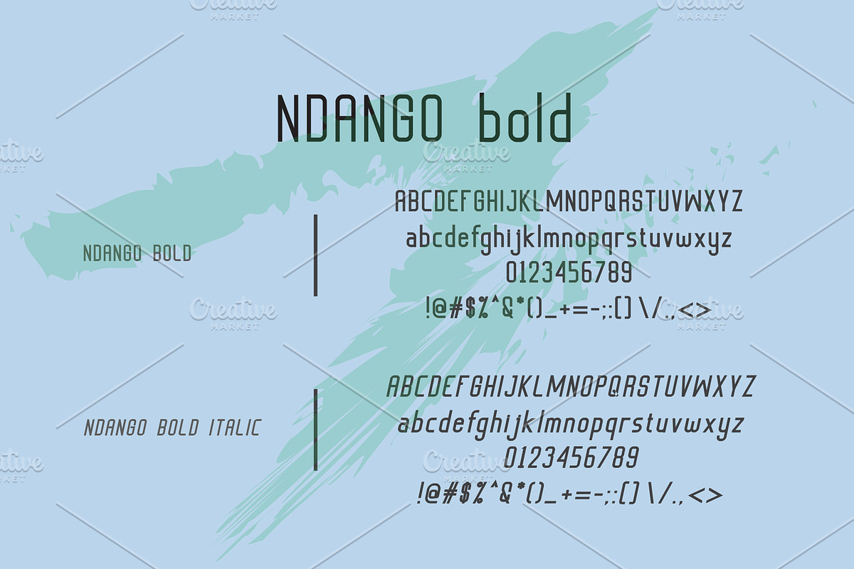 NDANGO FONT, a Sans Serif Font by gagego (Photo 4 of 4)