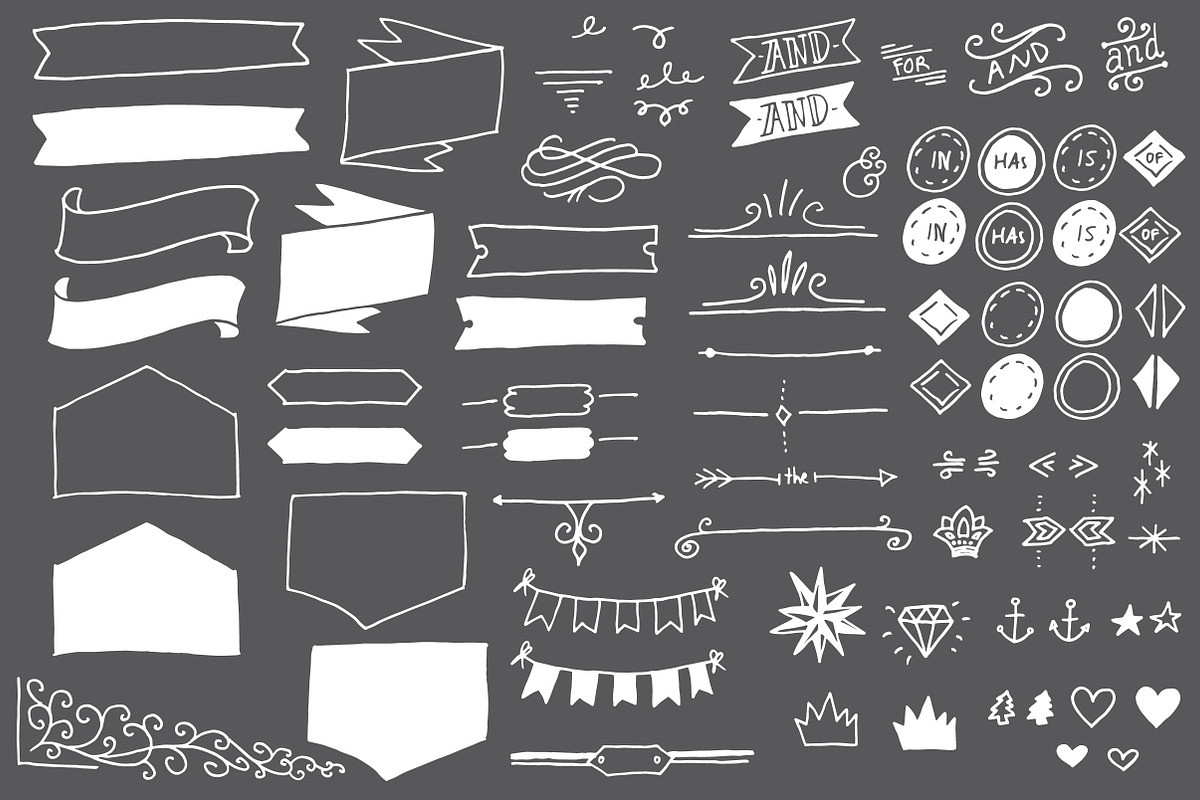 80 Typography Elements preview 3