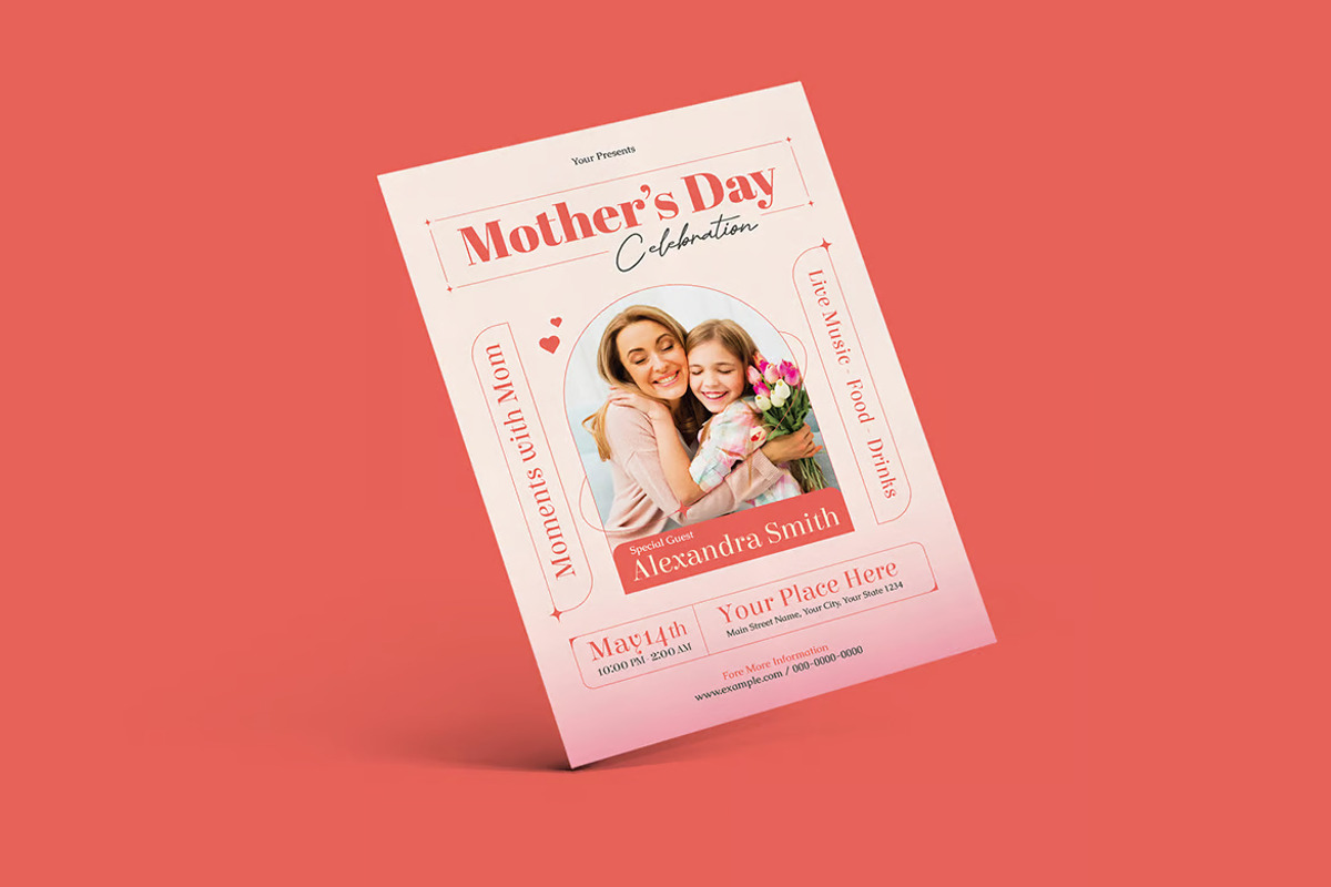 Mother's Day Celebration Flyer, a Flyer Template by UInstrument (Photo 2 of 4)