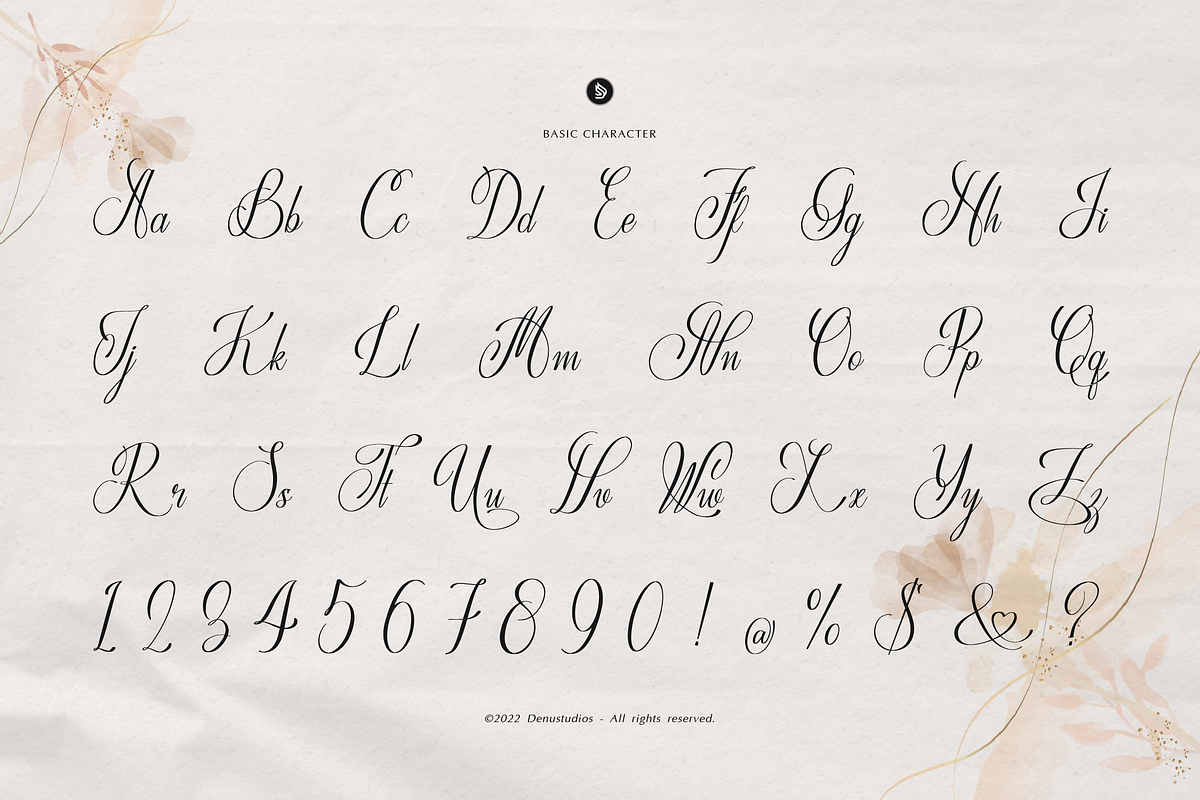 Defalliya | Wedding Calligraphy, a Script Font by Denustudios (Photo 10 of 12)