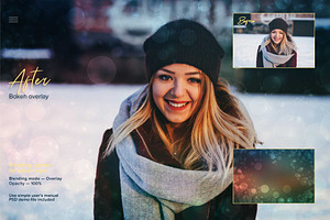 Color Bokeh Overlay Backgrounds 1