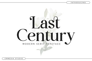 Last Century Modern Serif Font