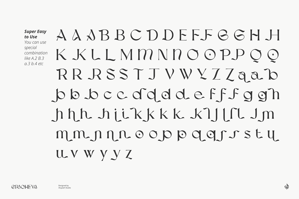 Gracheva | Premium Display Font, a Serif Font by Aluyeah Studio (Photo 13 of 16)