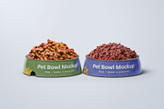 Pet Bowl Mockup Set, a Cups & Container Mockup by mockupatelier (Thumbnail 5 of 10)