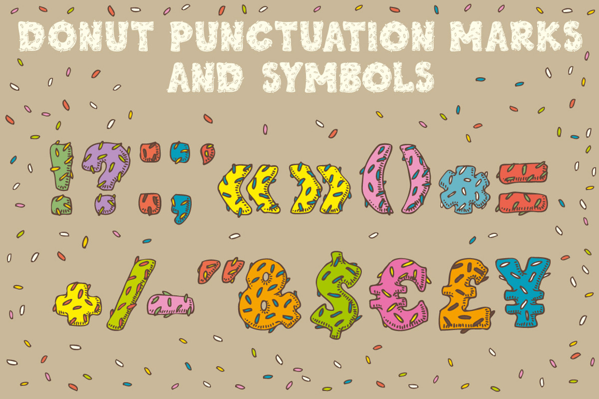 Donut  Letters, an Illustration by DeepFuze (Photo 4 of 4)