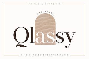 Qlassy Elegant Serif Font