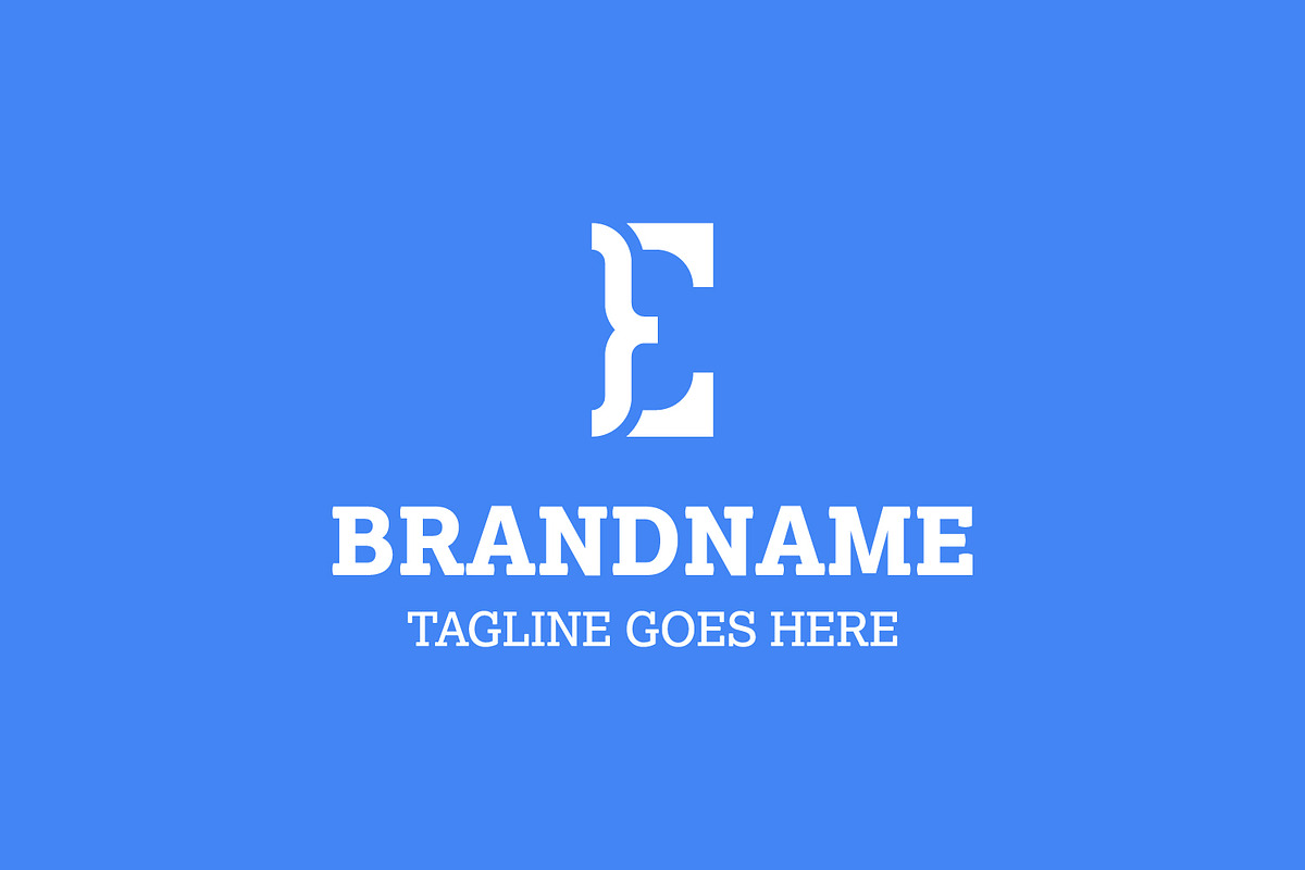 Letter E Code Simple Logo, a Branding & Logo Template by Pray Art Design Studio (Photo 2 of 2)