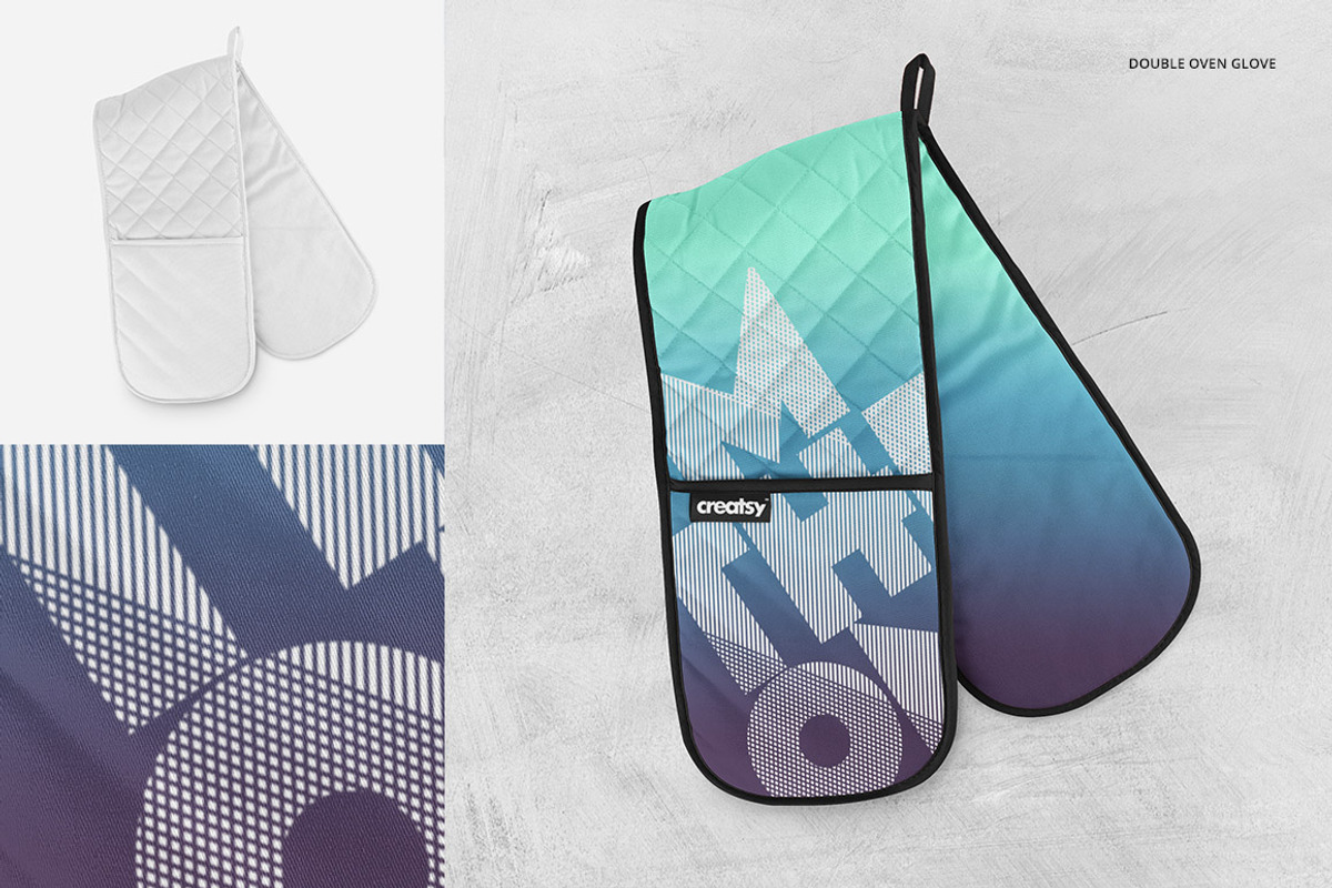 Kitchen Textiles Mockup Set, a Product Mockup by Creatsy (Photo 2 of 9)
