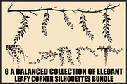 Elegant Leafy Corner Bundle, an Illustration by Creativeshirt (Thumbnail 1 of 9)