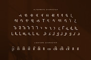 Malika Elegant Ligature Serif Font, a Font by Graphicxell (Thumbnail 7 of 7)