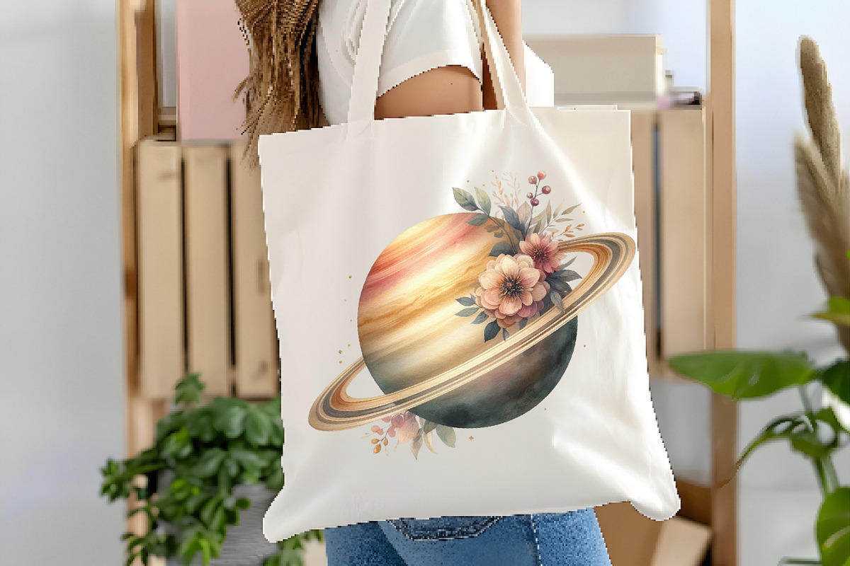 Watercolor Astronaut Space Clipart, an Illustration by Watercolor design (Photo 4 of 5)