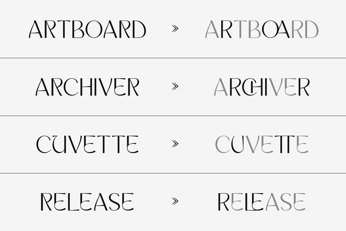 Archattes - Logo Font, a Sans Serif Font by RockboyStd (Photo 7 of 12)