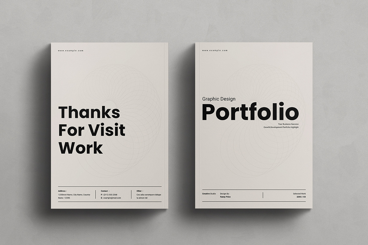 Creative Graphic Design Portfolio, a Brochure Template by E-Type (Photo 8 of 8)