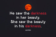 Redmoon - Handwritten Font, a Script Font by Krakenbox Studio (Thumbnail 6 of 13)