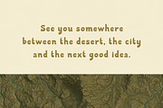 Solique Earthy Nomadic Logo Sans, a Sans Serif Font by Struvictory.art (Thumbnail 9 of 9)