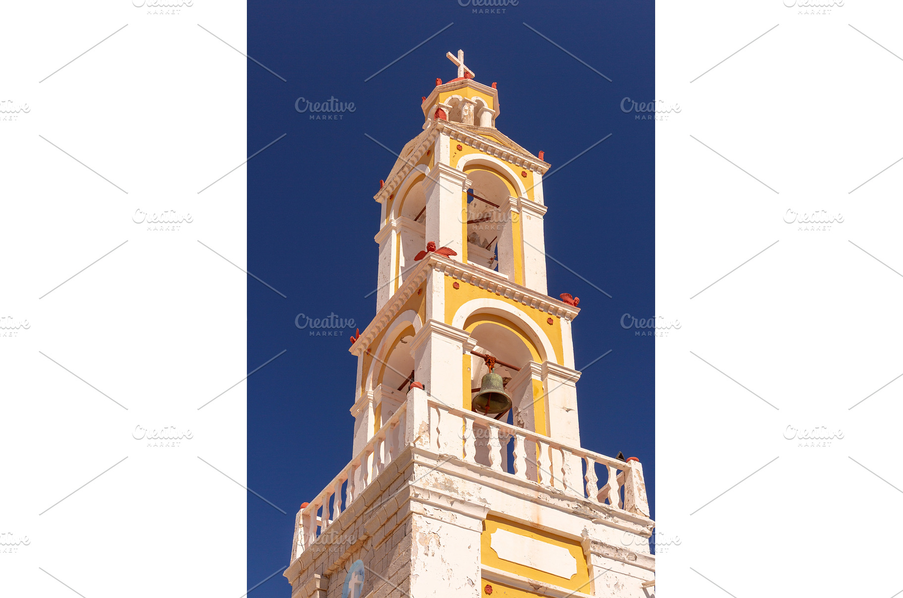 Traditional church bell tower in, an Architecture Photo by kavalenkava