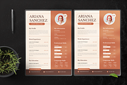 Aesthetic Brown CV Resume, a Stationery Template by Annora Studio (Thumbnail 2 of 4)