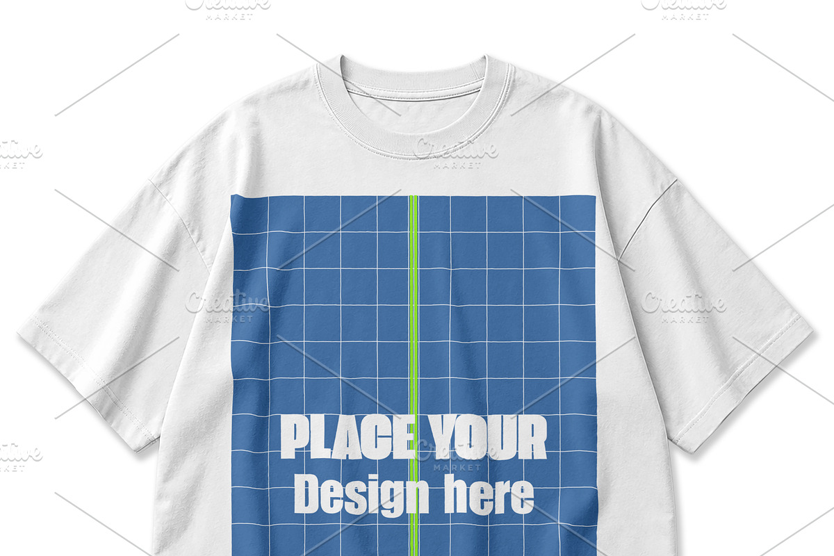 Oversized T-Shirt Flat Lay Mockup, a Shirt Mockup by Pixel Foundry (Photo 2 of 3)