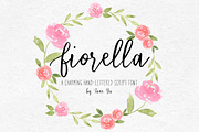 Fiorella Font, a Handwritten Font by Jane Yu Designs (Thumbnail 1 of 9)
