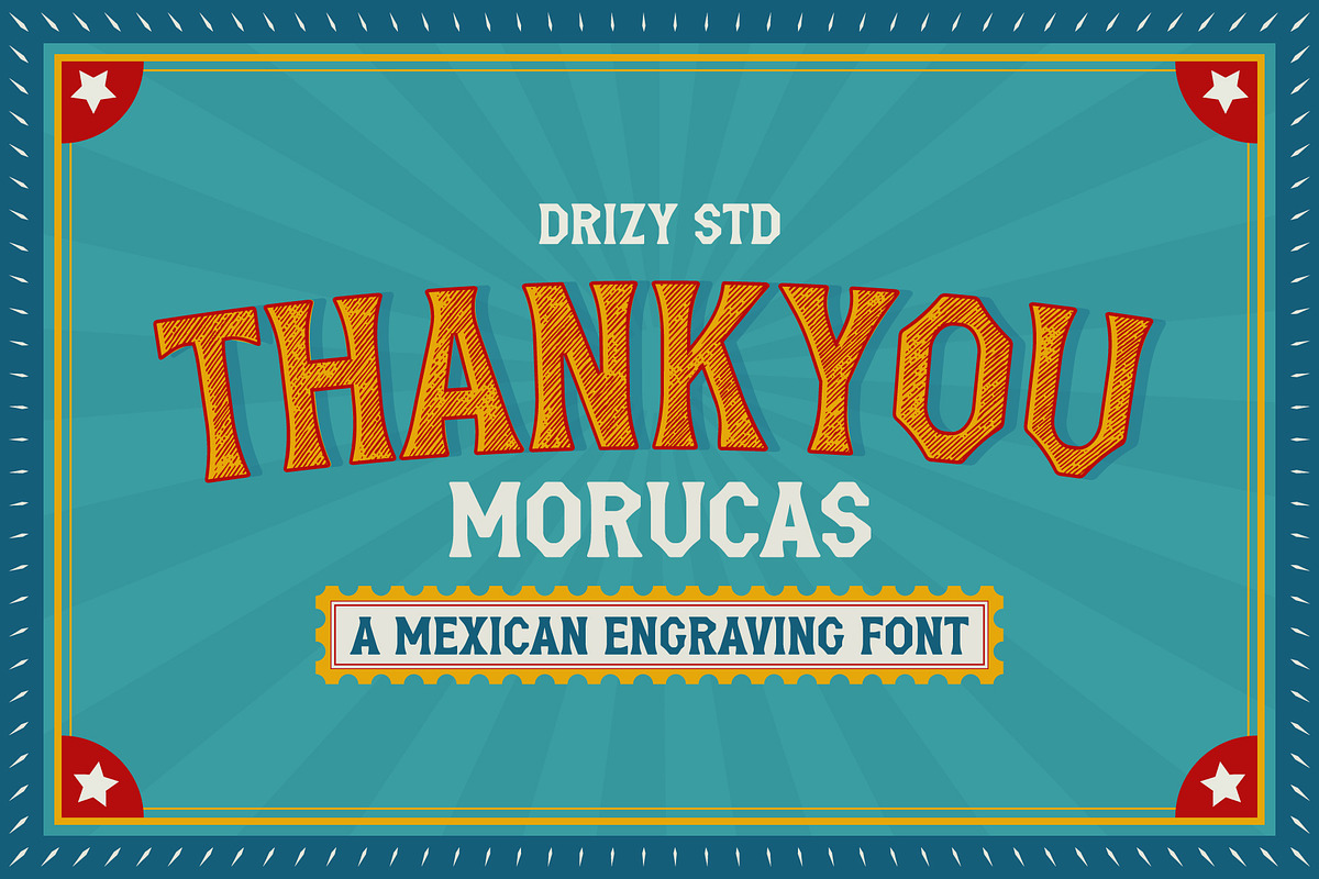 Morucas – Mexican Engraving Font, a Serif Font by Drizy (Photo 10 of 10)