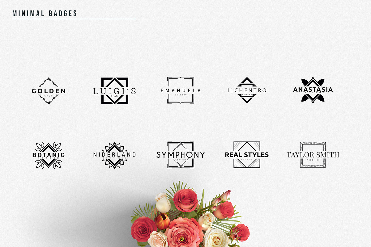 Minimal Badges | 30 Logo Templates, a Branding & Logo Template by VP Fonts (Photo 16 of 17)