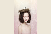 Surreal Bird Nest Portrait, a Person Illustration by StockVerse Creative (Thumbnail 4 of 4)