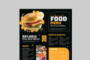 Food Menu Template, a Flyer Template by MightyDesign (Thumbnail 4 of 8)
