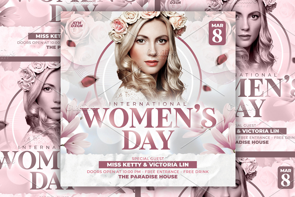 Womens Day Flyer, a Flyer Template by AyumaDesign (Photo 1 of 2)