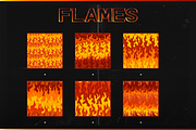 Flames seamless patterns pack, a Pattern Graphic by Gudiny (Thumbnail 4 of 11)