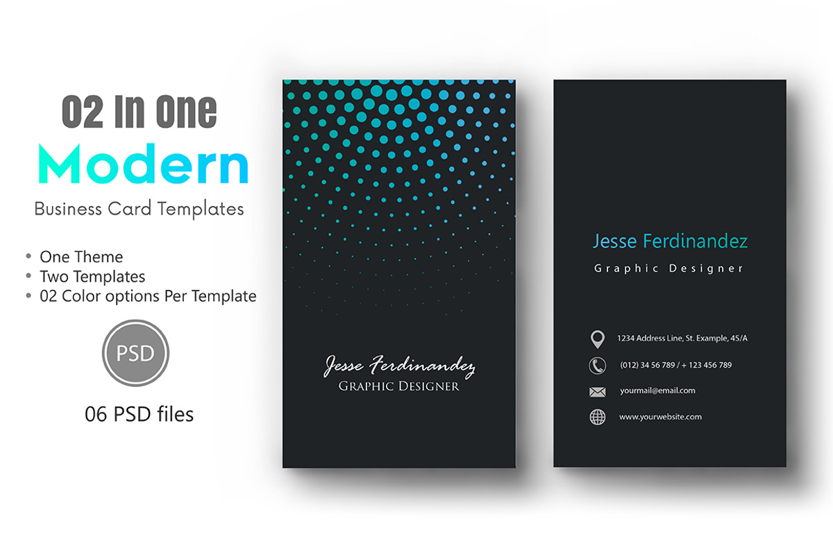 Artistic Business Card Bundle, a Business Card Template by M6 Gallery (Photo 12 of 18)