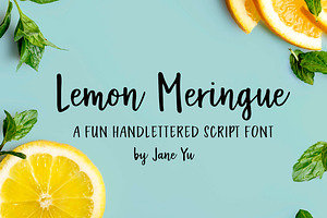Lemon Meringue Font