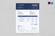 Invoice Template, a Stationery Template by BrandPacks (Thumbnail 1 of 4)