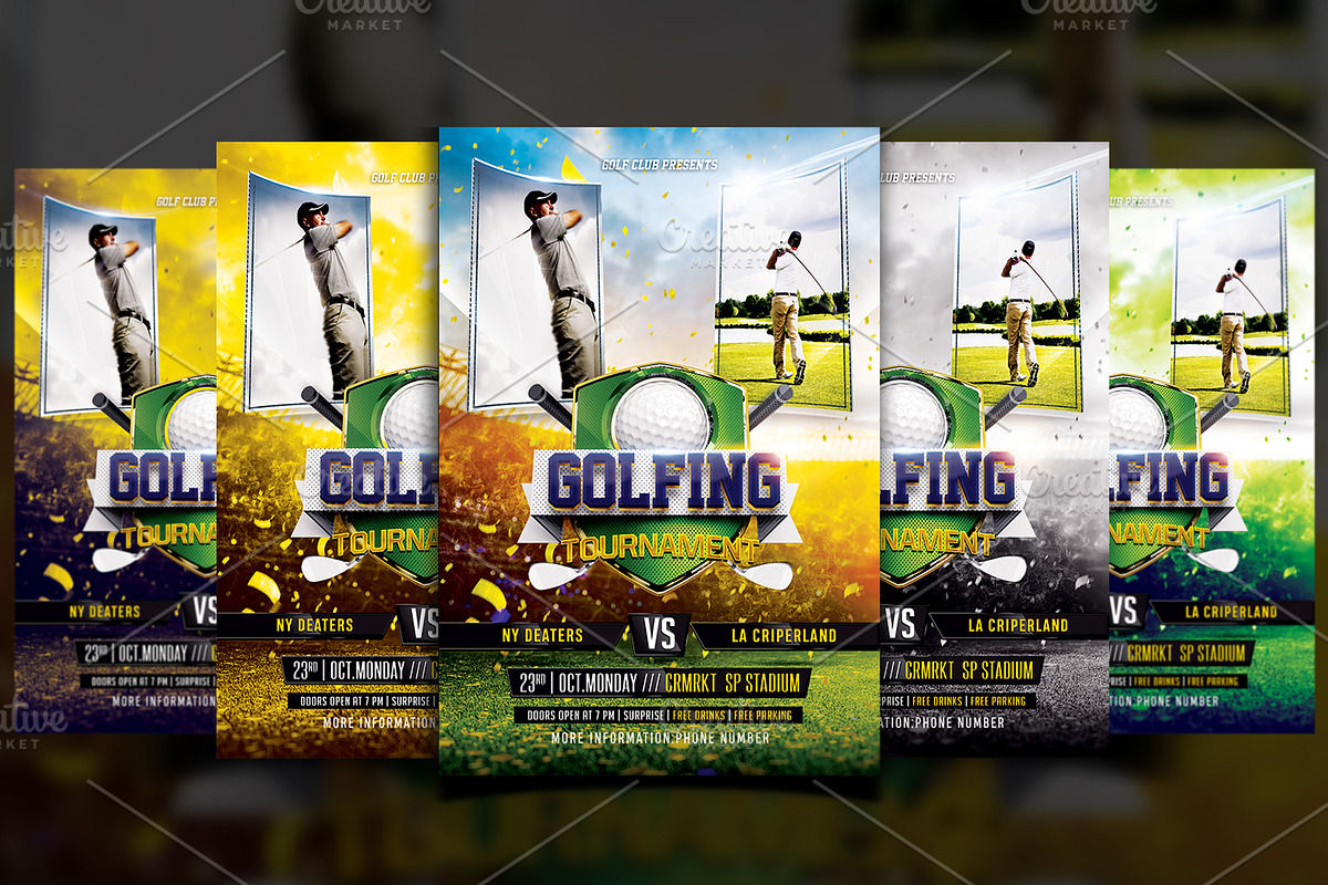 Golf Flyer, a Flyer Template by Basez Flyers (Photo 2 of 4)