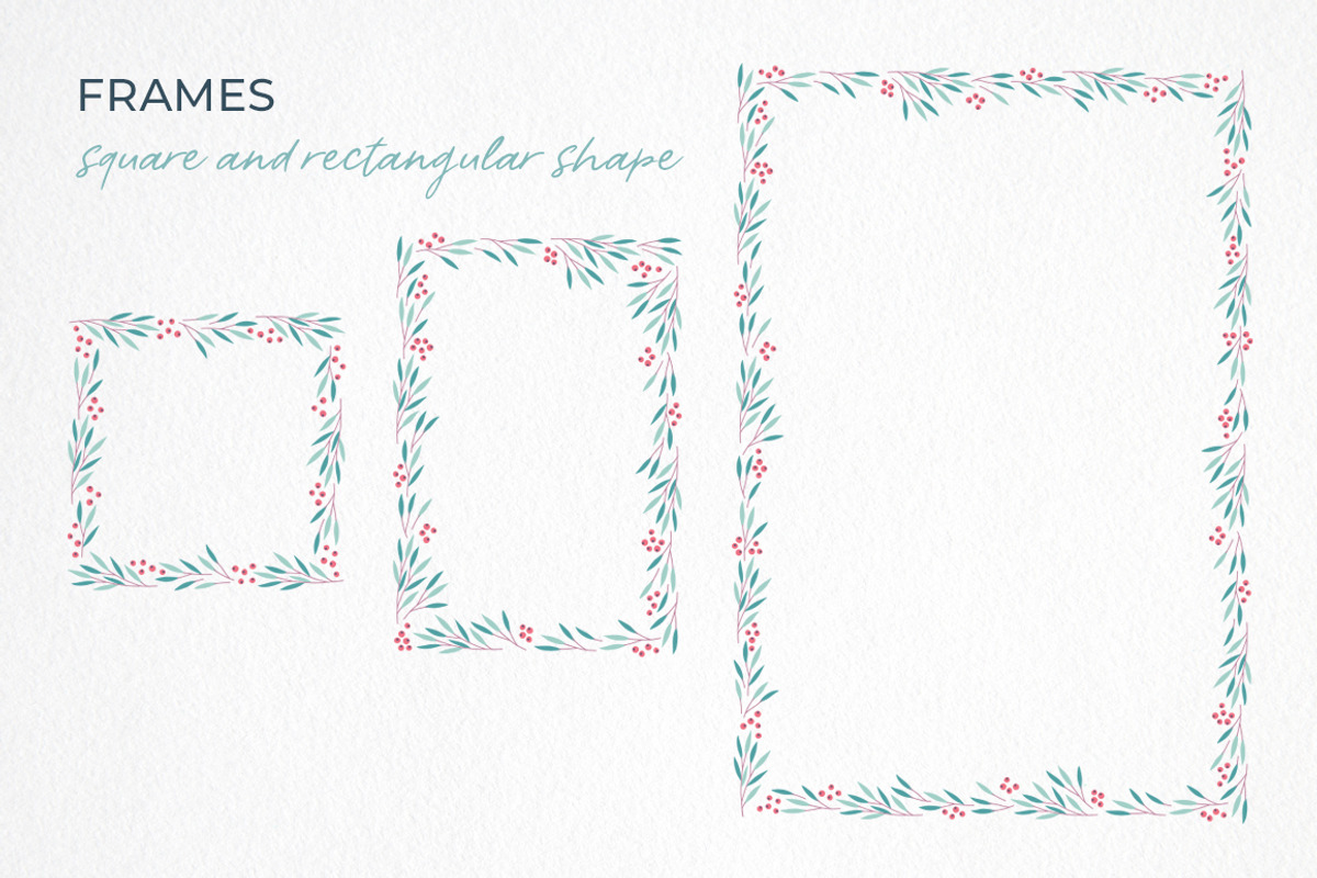 Festive Greenery, a Decorative Illustration by Insalata Illustrata (Photo 3 of 7)