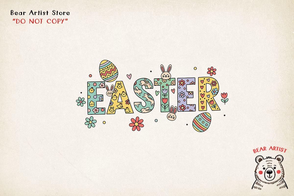 Happy Easter Day Bundle, an Object Graphic by GlitterCraft (Photo 92 of 101)